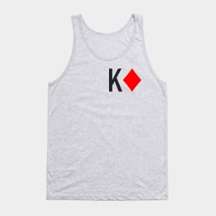 King of Diamonds (Playing Cards) Tank Top